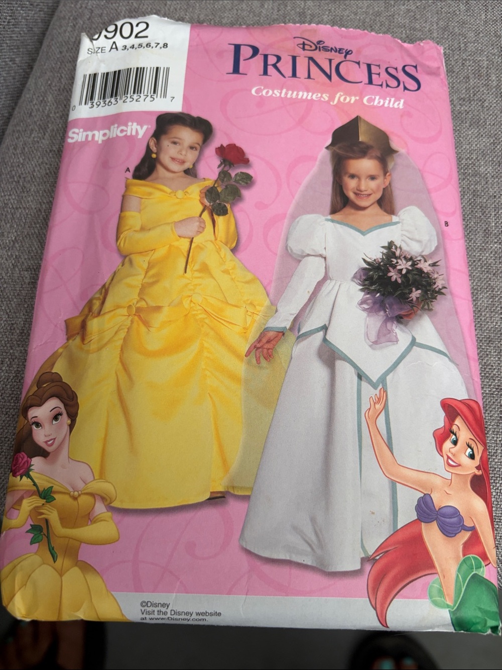 Simplicity Yellow Princess Dress Costume